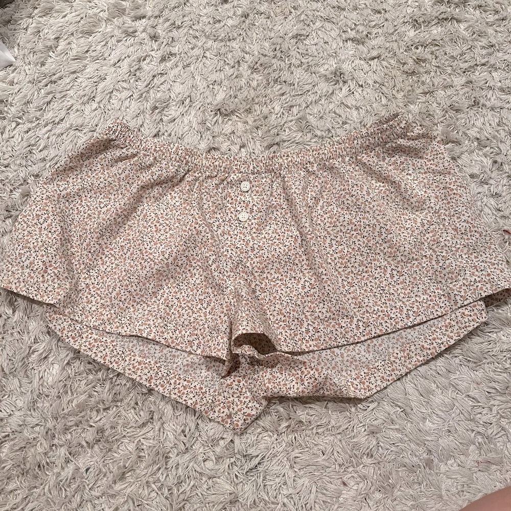 Brandy Melville Floral Pajama Shorts